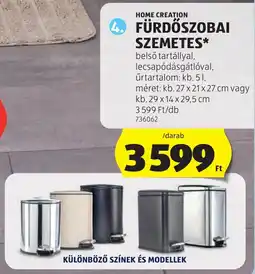 ALDI Home Creation fürdőszobai szemetes ajánlat