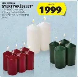 ALDI Home Creation gyertyakészlet ajánlat