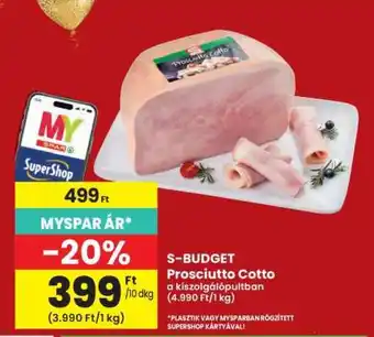 S-BUDGET Prosciutto Cotto