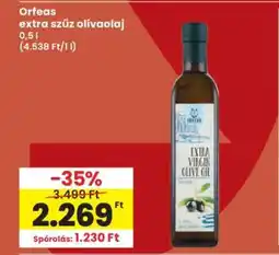 Interspar Orfeas extra szűz olívaolaj ajánlat