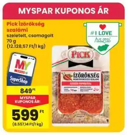 Interspar PICK ÍZÖRÖKSÉG SZALÁMI ajánlat