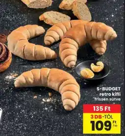 Interspar S-BUDGET retro kifli ajánlat