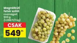 Interspar Magnélküli fehér szőlő ajánlat