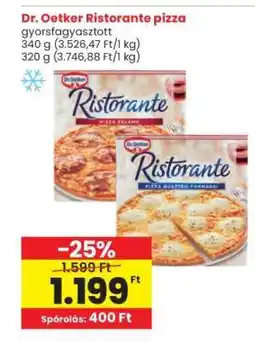 Interspar DR. OETKER Ristorante pizza ajánlat