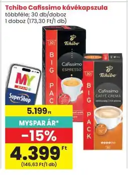 Interspar Tchibo Cafissimo Kávékapszula ajánlat