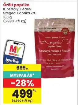 Interspar Őrölt paprika ajánlat
