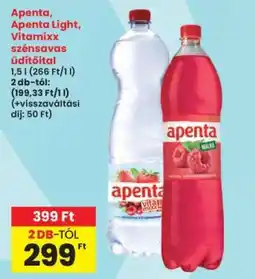 Interspar Apenta, Apenta Light, Vitamixx szénsavas üdítőital ajánlat