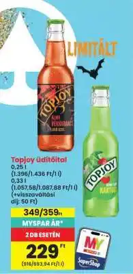Interspar TopJoy Üdítőital ajánlat
