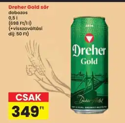Interspar Dreher Gold sör ajánlat