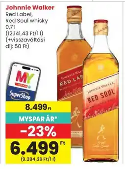 Interspar Johnnie Walker ajánlat