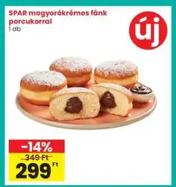Interspar SPAR mogyorókrémes fánk porcukorral ajánlat