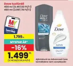 Interspar Dove tusfürdő ajánlat