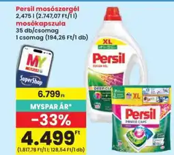 Interspar Persil mosószergél ajánlat