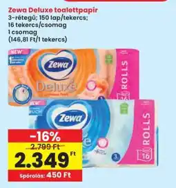 Interspar Zewa Deluxe toalettpapír ajánlat