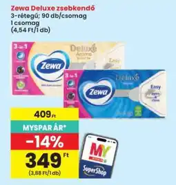 Interspar Zewa Deluxe zsebkendő ajánlat