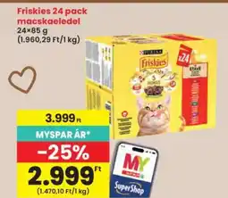 Interspar Friskies 24 pack macskaeledel ajánlat