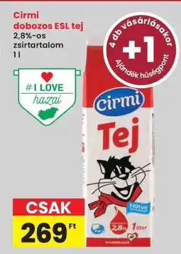Interspar Cirmi dobozos ESL tej ajánlat
