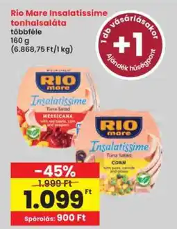 Interspar RIO MARE Insalatissime tonhalsaláta ajánlat