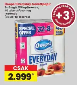 Interspar Ooops! Everyday Toalettpapír ajánlat