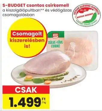 S-BUDGET csontos csirkemell