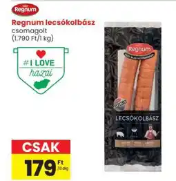 Spar Regnum lecsókolbász ajánlat