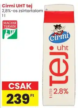 Spar Cirmi UHT tej ajánlat