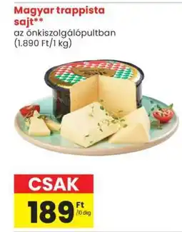 Spar Magyar Trappista Sajt ajánlat