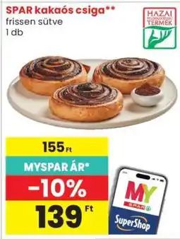 Spar SPAR kakaós csiga ajánlat