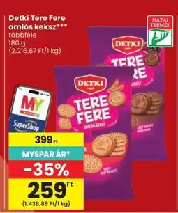 Spar DETKI Tere Fere omlós keksz ajánlat