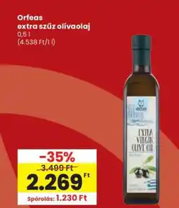 Spar Orfeas extra szűz olívaolaj ajánlat