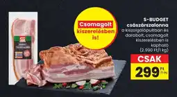 Spar S-BUDGET császárszalonna ajánlat