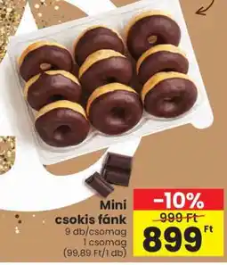 Spar Mini csokis fánk ajánlat
