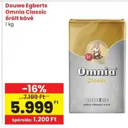 Spar Douwe Egberts Omnia Classic őrölt kávé ajánlat