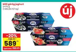 Spar Milli görög joghurt ajánlat