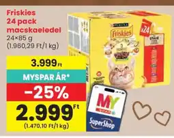 Spar Friskies 24 pack macskaeledel ajánlat