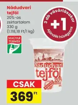 Spar Nádudvari tejföl ajánlat