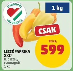 PENNY Lecsópaprika XXL ajánlat