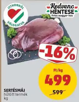 PENNY Sertésmáj ajánlat