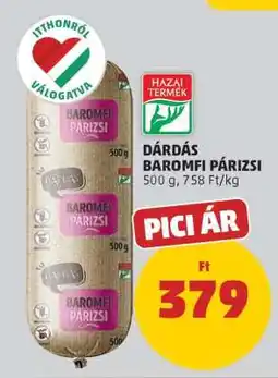 PENNY Dárdás Baromfi Párizsi ajánlat