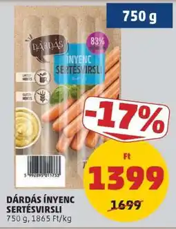 PENNY DÁRDÁS ÍNYENC SERTÉSVIRSLI ajánlat