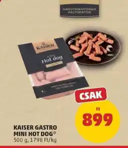PENNY Kaiser Gastro Mini Hot Dog ajánlat
