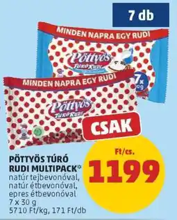 PENNY Pöttyös Túró Rudi Multipack ajánlat