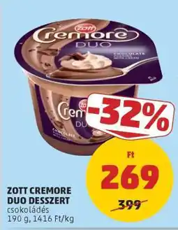PENNY Zott Cremore Duo Desszert ajánlat