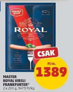 PENNY MASTER ROYAL VIRSLI FRANKFURTER ajánlat