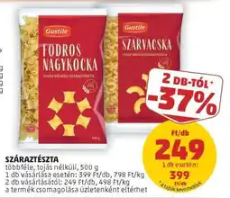 PENNY Gustile Száraztészta ajánlat