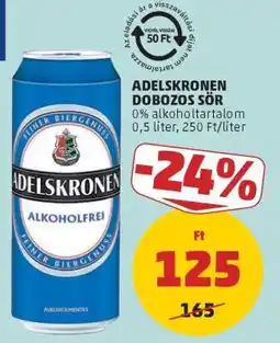 PENNY Adelskronen Dobozos Sör ajánlat