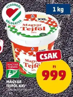 PENNY MAGYAR TEJFÖL XXL ajánlat
