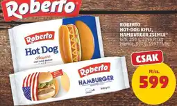 PENNY Roberto Hot-Dog Kifli, Hamburger Zsemle ajánlat
