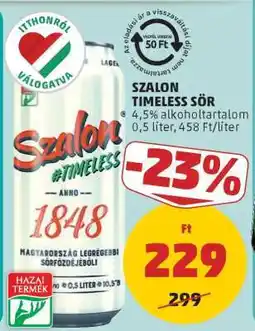 PENNY Szalon Timeless Sör ajánlat