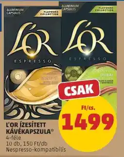 PENNY L'OR Ízesített Kávékapszula ajánlat